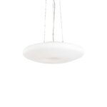 IDEAL LUX Κρεμαστό Φωτιστικό Οροφής GLORY 3xE27 Λευκού Χρώματος – 101125