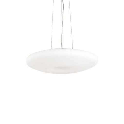IDEAL LUX Κρεμαστό Φωτιστικό Οροφής GLORY 3xE27 Λευκού Χρώματος – 101125