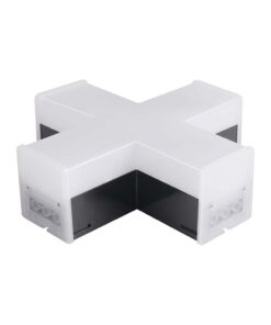 LED φωτιστικό σύνδεσμος σε σχήμα Χ 12W 4000K Μαύρου Χρώματος V-TAC – 10140