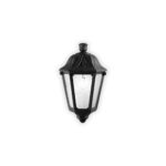 IDEAL LUX Απλίκα τοίχου DAFNE 1xE27 IP55 Μαύρου Χρώματος – 101552