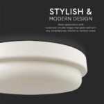 Πλαφονιέρα LED 12W 3000K Λευκού Χρώματος IP54 V-TAC – 10195