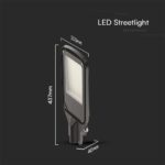 Φωτιστικό Δρόμου LED 100W 4000K IP65 Μαύρου Χρώματος V-TAC – 10210