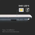 Φωτιστικό Οροφής LED 36W 4000K 1.2m IP65 Μαύρου Χρώματος V-TAC – 10213