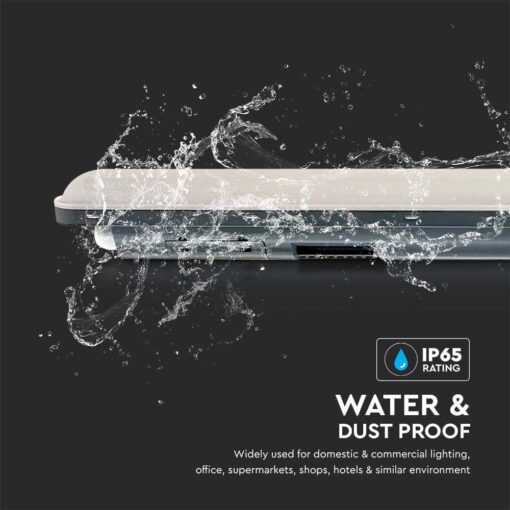 Φωτιστικό Οροφής LED 36W 4000K 1.2m IP65 Μαύρου Χρώματος V-TAC – 10213