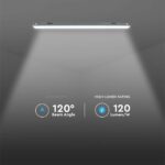 Φωτιστικό Οροφής LED 36W 4000K 1.2m IP65 Μαύρου Χρώματος V-TAC – 10213