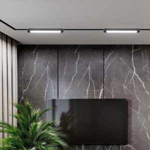 Μαγνητικό φωτιστικό ράγας ultra thin LED 48V 14W SMD 4000K Μαύρου Χρώματος V-TAC – 10242