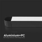 Μαγνητικό φωτιστικό ράγας ultra thin LED 48V 14W SMD 4000K Μαύρου Χρώματος V-TAC – 10242