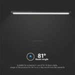 Μαγνητικό φωτιστικό ράγας ultra thin LED 48V 22W SMD 4000K Μαύρου Χρώματος V-TAC – 10248