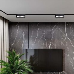 Mαγνητικό φωτιστικό ράγας LED 48V 5W SMD 4000K Μαύρου Χρώματος Ρυθμιζόμενο V-TAC – 10257