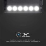 Mαγνητικό φωτιστικό ράγας LED 48V 5W SMD 4000K Μαύρου Χρώματος Ρυθμιζόμενο V-TAC – 10257