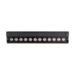 Μαγνητικό φωτιστικό ράγας LED 48V 12W SMD 4000K Μαύρου Χρώματος Ρυθμιζόμενο V-TAC – 10260