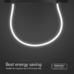 Smart Μαγνητικό Φωτιστικό με Εύκαμπτο Σωλήνα LED 24W CCT Μαύρου Χρώματος Dimmable V-TAC – 10276VT