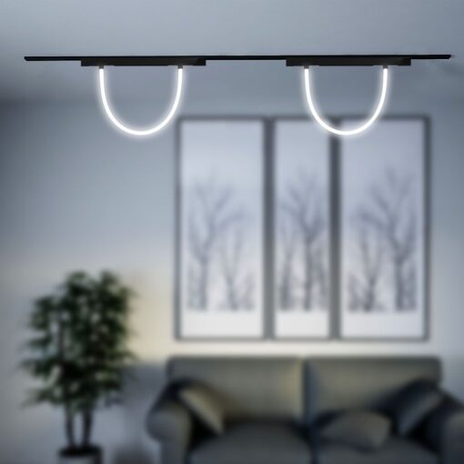 Smart Μαγνητικό Φωτιστικό με Εύκαμπτο Σωλήνα LED 12W CCT Μαύρου Χρώματος Dimmable V-TAC – 10275VT