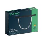 Smart Μαγνητικό Φωτιστικό με Εύκαμπτο Σωλήνα LED 12W CCT Μαύρου Χρώματος Dimmable V-TAC – 10275VT