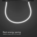 Μαγνητικό Φωτιστικό με Εύκαμπτο Σωλήνα LED 24W 3000K Μαύρου Χρώματος Dimmable V-TAC – 10279VT