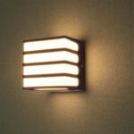 LED απλίκα 8W 3000K θερμό λευκό με καφέ σώμα IP65 V-TAC – 10284