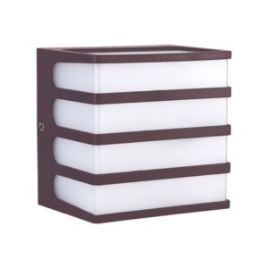 LED απλίκα 8W 3000K θερμό λευκό με καφέ σώμα IP65 V-TAC – 10284