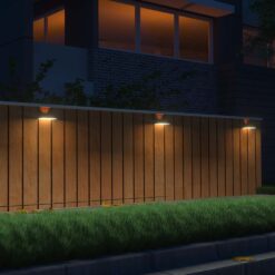 Επιτοίχιο Φωτιστικό LED 3W 3000Κ+4000K Ηλιακό με ανιχνευτή Μαύρου Χρώματος IP65 V-TAC – 10305