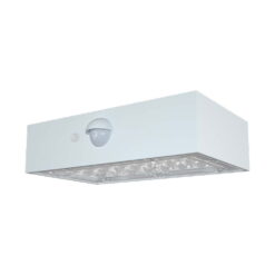 Επιτοίχιο Φωτιστικό LED 3W 3000Κ+4000K Ηλιακό με ανιχνευτή Λευκού Χρώματος IP65 V-TAC – 10306
