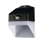 Επιτοίχιο φωτιστικό LED 2W 4000K Ηλιακό με Ανιχνευτή Κίνησης Μαύρου Χρώματος V-TAC – 10309