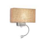 IDEAL LUX Επιτοίχιο Φωτιστικό με LED Αναγνώστη HOTEL Μπεζ Χρώματος – 103204