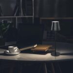 LED φωτιστικό γραφείου 1.5W επαναφορτιζόμενο 3σε1 CCT με μαύρο σώμα dimmable V-TAC – 10325