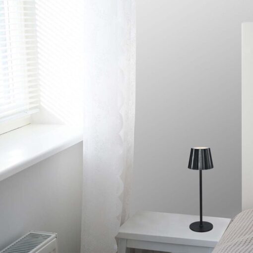LED φωτιστικό γραφείου 1.5W επαναφορτιζόμενο 3σε1 CCT με μαύρο σώμα dimmable V-TAC – 10325