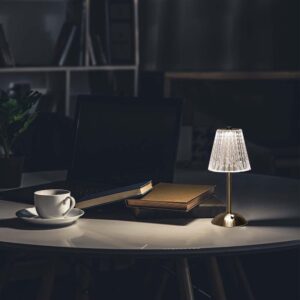 LED Επαναφορτιζόμενο Πορτατιφ 3W CCT Νίκελ Ματ Dimmable Αφής IP54 V-TAC – 10327