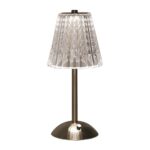 LED Επαναφορτιζόμενο Πορτατιφ 3W CCT Νίκελ Ματ Dimmable Αφής IP54 V-TAC – 10327