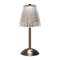 LED Επαναφορτιζόμενο Πορτατιφ 3W CCT Νίκελ Ματ Dimmable Αφής IP54 V-TAC – 10327