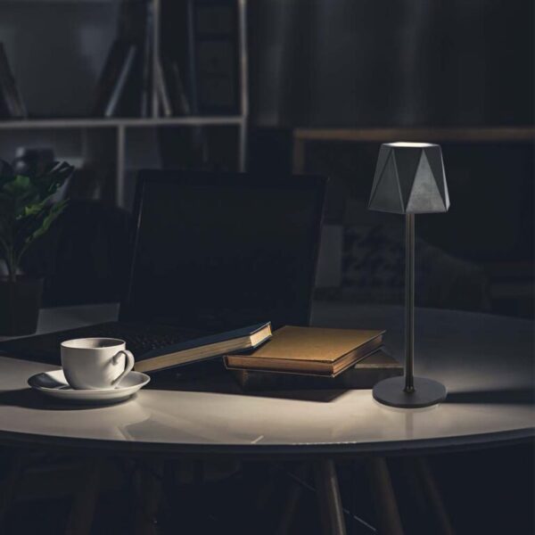 LED φωτιστικό γραφείου 1.5W επαναφορτιζόμενο 3σε1 CCT με μαύρο σώμα dimmable V-TAC – 10330