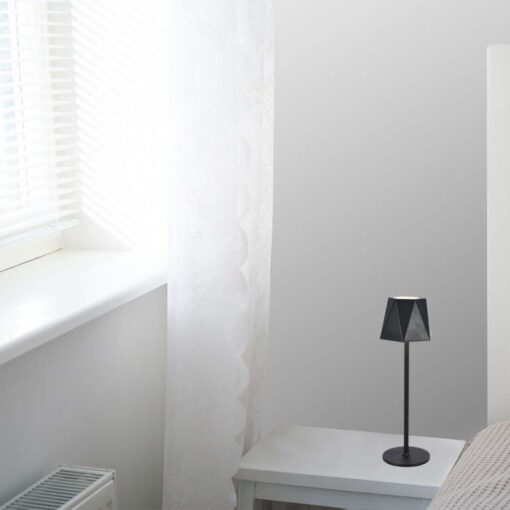 LED φωτιστικό γραφείου 1.5W επαναφορτιζόμενο 3σε1 CCT με μαύρο σώμα dimmable V-TAC – 10330