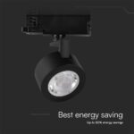 LED φωτιστικό ράγας τριφασικό COB 30W 3 σε 1 CCT Μαύρου Χρώματος V-TAC – 10371