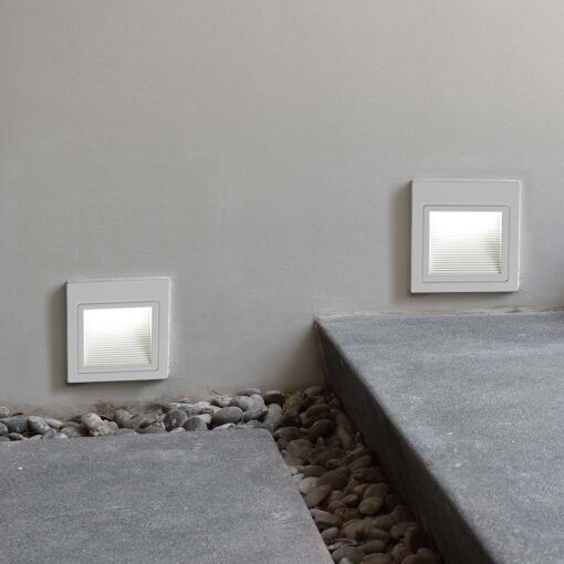 Επιτοίχιο Φωτιστικό Σκάλας LED 5W 3000K IP65 Λευκού Χρώματος V-TAC – 10377