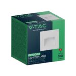Επιτοίχιο Φωτιστικό Σκάλας LED 5W 3000K IP65 Λευκού Χρώματος V-TAC – 10377