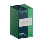 Χωνευτό Φωτιστικό Σκάλας LED 3W 3000K IP65 Λευκού Χρώματος V-TAC – 10378