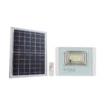 LED Ηλιακός Προβολέας 20W Λευκός V-TAC IP65 1650lm Φυσικό Λευκό 4000K – 10408