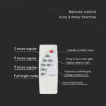 V‑TAC 10415 Ηλιακός Προβολέας LED 50W 4000K 4200lm 50000mAh 50W Panel Τηλεχειριστήριο Λευκό IP65