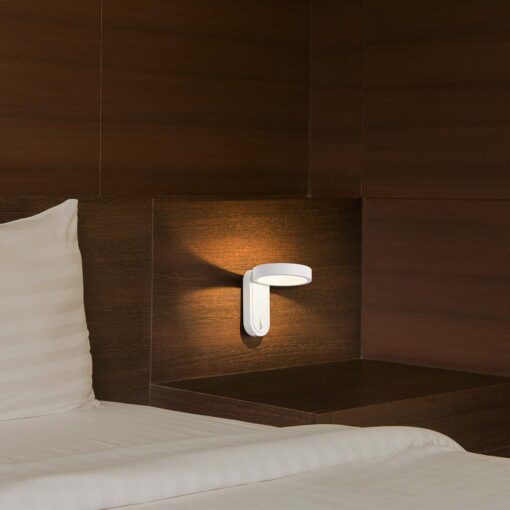 Επιτοίχιο φωτιστικό κομοδίνου LED 3W 3000K Μαύρου Χρώματος IP65 Περιστρεφόμενο V-TAC – 10447