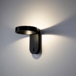 Επιτοίχιο φωτιστικό κομοδίνου LED 3W 3000K Μαύρου Χρώματος Περιστρεφόμενο V-TAC – 10448