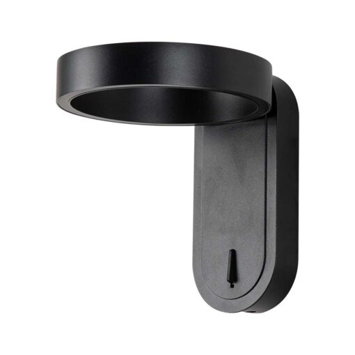 Επιτοίχιο φωτιστικό κομοδίνου LED 3W 3000K Μαύρου Χρώματος Περιστρεφόμενο V-TAC – 10448