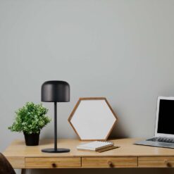Επιτραπέζιο Φωτιστικό γραφείου LED 1.5W επαναφορτιζόμενο Μαύρου Χρώματος dimmable IP54 V-TAC V-TAC – 10450