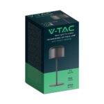 Επιτραπέζιο Φωτιστικό γραφείου LED 1.5W επαναφορτιζόμενο Μαύρου Χρώματος dimmable IP54 V-TAC V-TAC – 10450