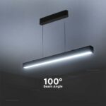 Κρεμαστό φωτιστικό Samsung LED 40W 3 σε 1 CCT Μαύρου Χρώματος V-TAC – 10468