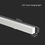 Κρεμαστό φωτιστικό Samsung LED 40W 3 σε 1 CCT Λευκού Χρώματος V-TAC – 10469