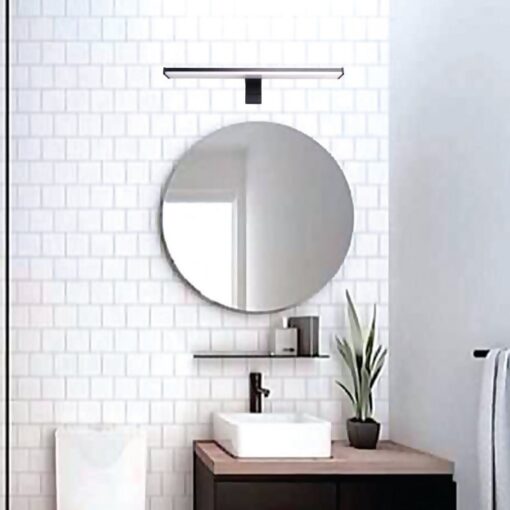 InLight Επιτοίχιο φωτιστικό από πλαστικό σε μαύρη απόχρωση (1047-Α)