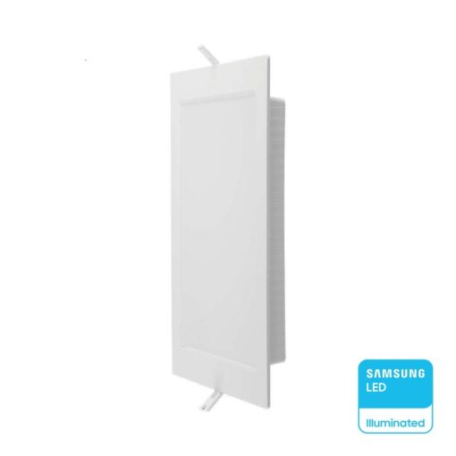 3W LED Panel V-TAC SAMSUNG Chip Χωνευτό Τετράγωνο 9x9cm 330lm 3000K V-TAC – 104771
