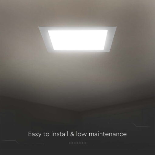 Panel Backlit Χωνευτό LED 18W 6500K Λευκού Χρώματος V-TAC – 10488
