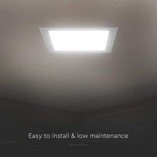 Χωνευτό Panel Backlit LED 3W 3000K Λευκού Χρώματος V-TAC – 10477