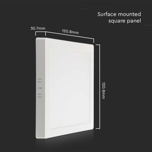 Mini panel επιφανειακό backlit LED 6W 3000K Λευκού Χρώματος V-TAC – 10492